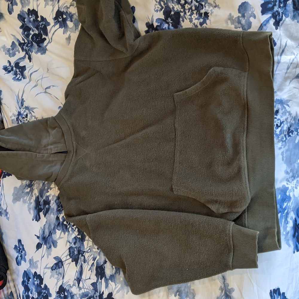 kith Inside Out Hoodie Olive Green Large
